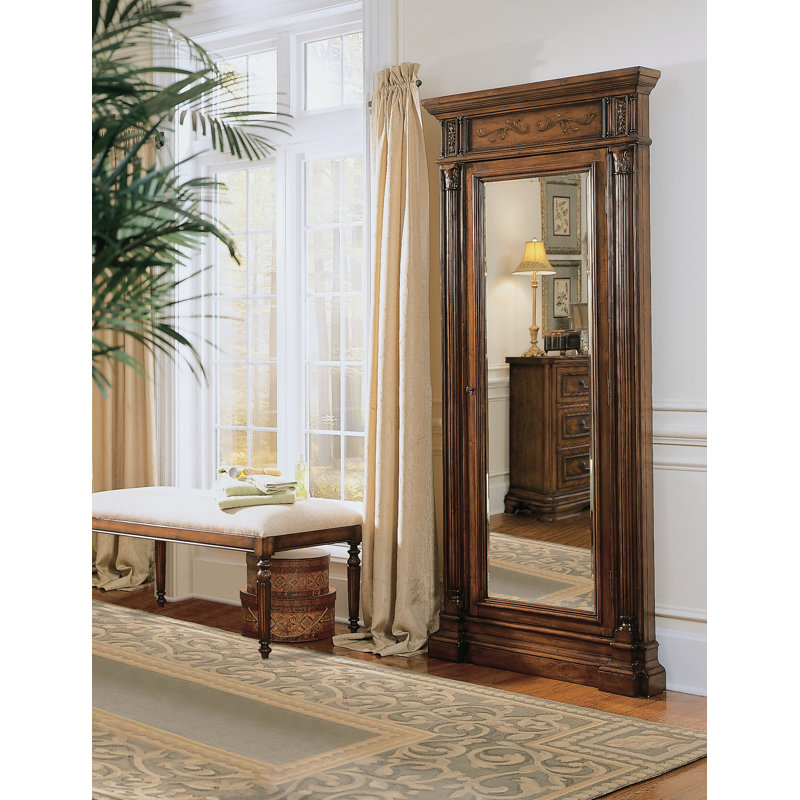 Hooker Furniture Seven Seas Wall mounted Jewelry Armoire with Mirror